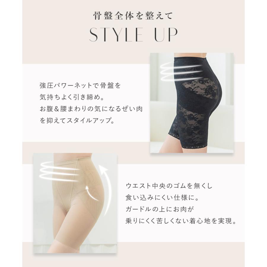 《3タイプから選べる》骨盤ガードル 補正 ガードル ぽっこりお腹 太もも 補正下着 着痩せ 産後 ハイウエスト ヒップアップ スリム ツーハッチ | tu-hacci | 21