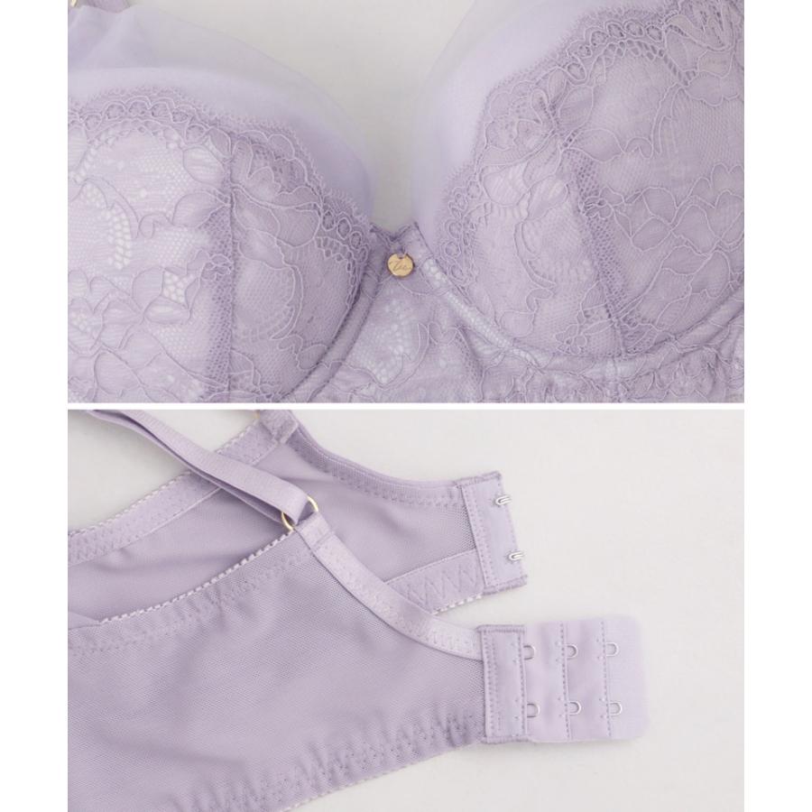 脇高 補正 ブラ 上下 セット vivante 下着 女性 ブラジャー レディース 脇肉 撃退 レース ショーツ レース ツーハッチ | tu-hacci | 16