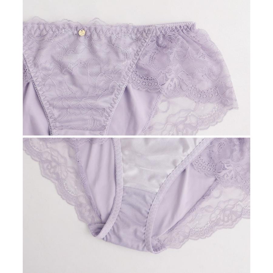 脇高 補正 ブラ 上下 セット vivante 下着 女性 ブラジャー レディース 脇肉 撃退 レース ショーツ レース ツーハッチ | tu-hacci | 17