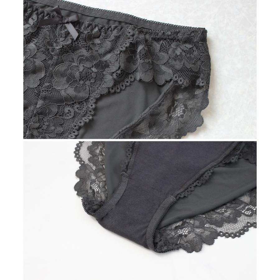 ブラジャー 下着レディース 上下 ノンワイヤーブラ 脇高 谷間 モーニングルーティンブラ ダスティフルールブラ&ショーツ 楽ちん リラックス ツーハッチ | tu-hacci | 32