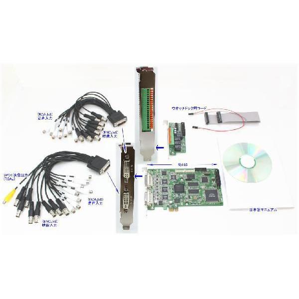 SA-49650 ＰＣＩ-Ｅｘｐｒｅｓｓカードタイプ　16ｃｈデジタルビデオレコーダーユニット　ネットワーク対応防犯カメラ用レコーダーユニット｜tu-han-net