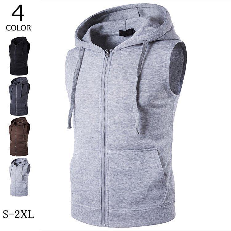 送料無料 新品 トップス ノースリーブパーカー バイカラー メンズ パーカー 夏 スエット ノースリーブパーカー バイカラー メンズ パーカー 夏 スエットパーカー 袖なしパーカー 薄手パーカー お中元 新作 Www Threeriversofs Com