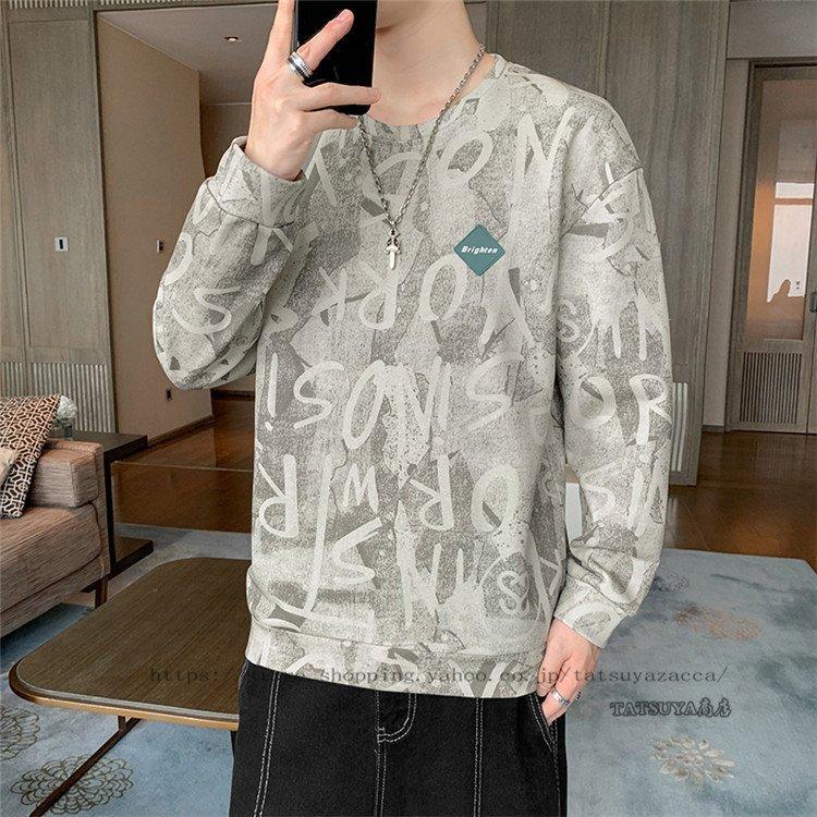 激安な トップス トレーナー メンズ トレーニングウェア 袖リブ 秋服 トレーナー メンズ トップス プリント トレーニングウェア カジュアルtシャツ 袖リブ 秋服 クルーネック かっこいい 韓国ファッション 新作 Www Threeriversofs Com