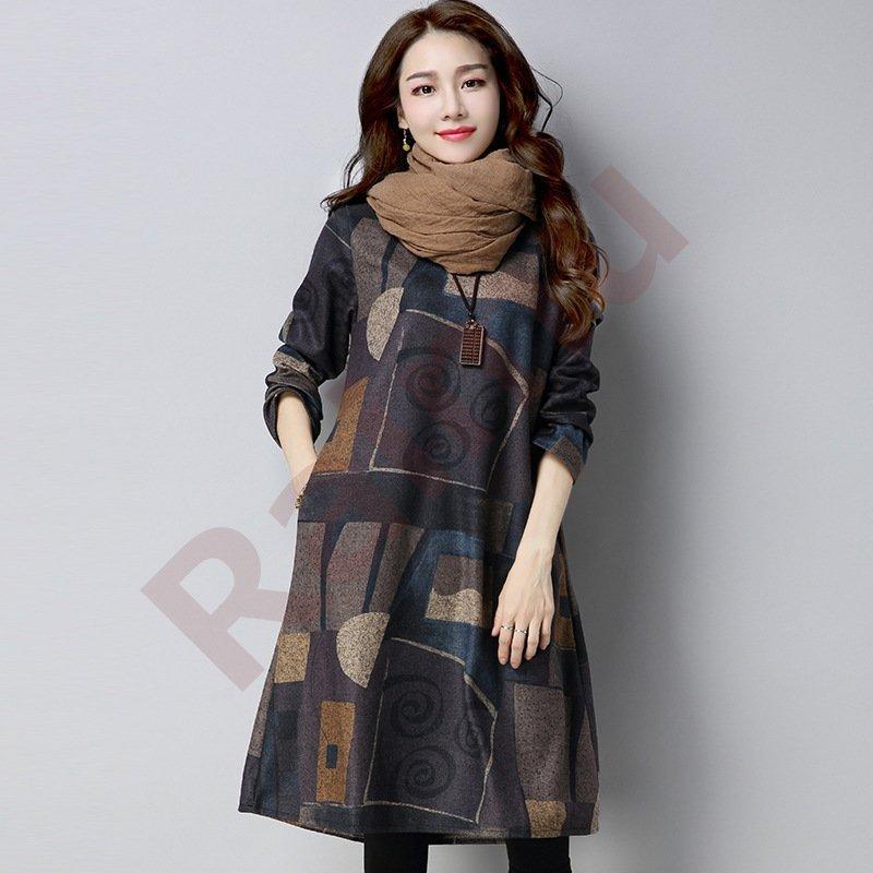 パーティを彩るご馳走や レディース ワンピース 冬新作 膝丈 レ 50代 40代 30代 大きいサイズ 春秋 長袖 おしゃれ ロングワンピース 花柄 ミディアム丈 ワンピース カラー グレー Sistemadomdelivery Com Br