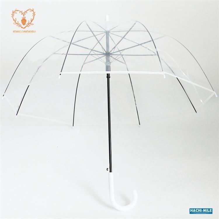傘 長傘 ビニール傘 おしゃれ ドーム型 雨傘 かわいい 透明傘 全面透明 ワンタッチ 深張り 8本骨 丈夫 耐風 Tukdcd5 Tu Ka 通販 Yahoo ショッピング