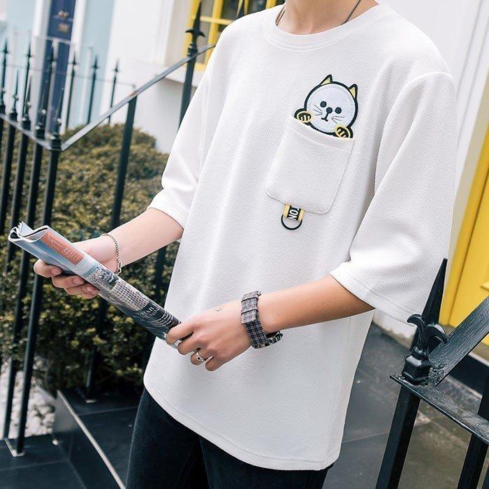 通販激安 Tシャツ カットソー Tシャツ メンズ 半袖 トップス カットソー 夏 Tシャツ メンズ 半袖 トップス 無地 カットソー Tシャツ 五分丈 カジュアル おしゃれ シンプル 大きいサイズ 22夏新作 Www Threeriversofs Com