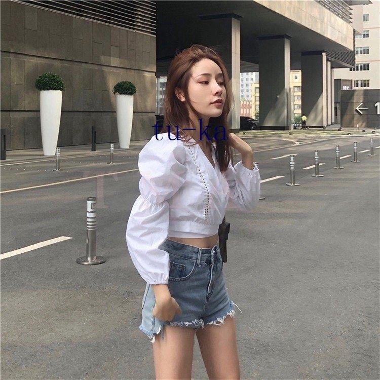 ブラウス トップス レディース 40代 Vネック リボン ブラック ホワイト ショット 長袖シャツ ブラウス おしゃれ 着痩せ 韓国風 シャツ 春夏 大人 ファッション通販