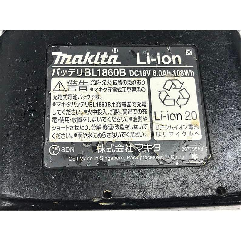 S3718 送料無料！【中古品】充電式ラジオ マキタ MR108 充電回数227回 