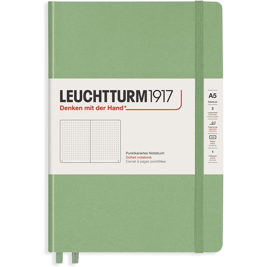 誕生日 お祝い ロイヒトトゥルム ノート ミディアム ドット ａ5 セージ グリーン 新色 ハードカバー 日記 スケジュール ロイヒトトリム くすみカラー オリーブ Aynaelda Com