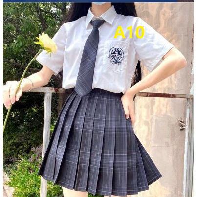 制服 上下セット セーラー服 チェック柄 グリーン セット 学生制服 半袖 リボン プリーツスカート レディース 卒業式 コスプレ ミニスカート｜tubamenami-store｜10