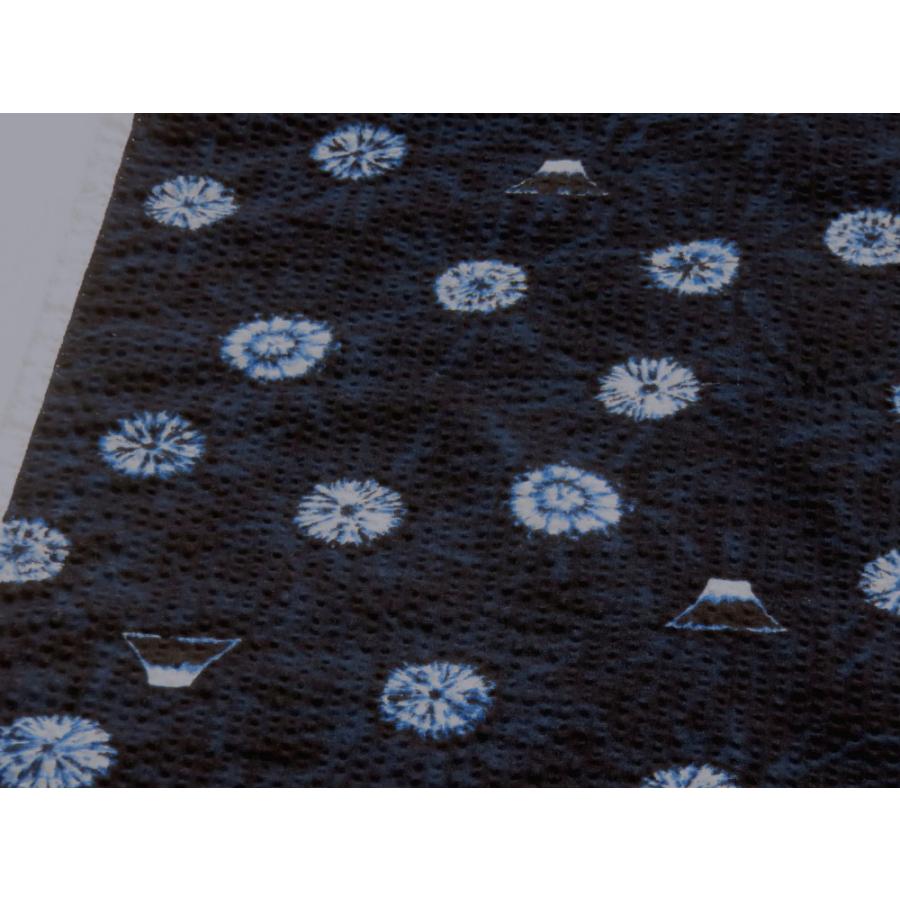 リップル 絞り＆富士山 ネイビー 安い おしゃれ 布地 かわいい 生地 ゆかた 浴衣 じんべい 甚平 : 布と手芸 つばめや - 通販 -  Yahoo!ショッピング