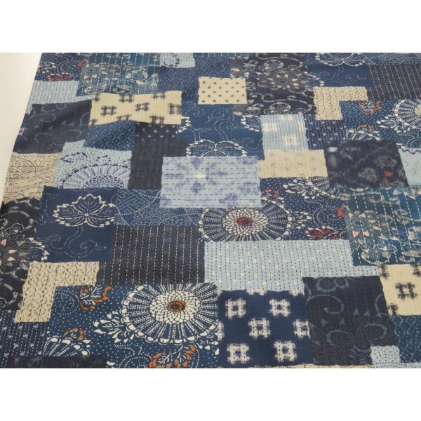 MODA（モダ） Indigo Blooming コラージュ シーチング生地 パッチワーク ぬの 布地 服地 : 布と手芸 つばめや - 通販 ...