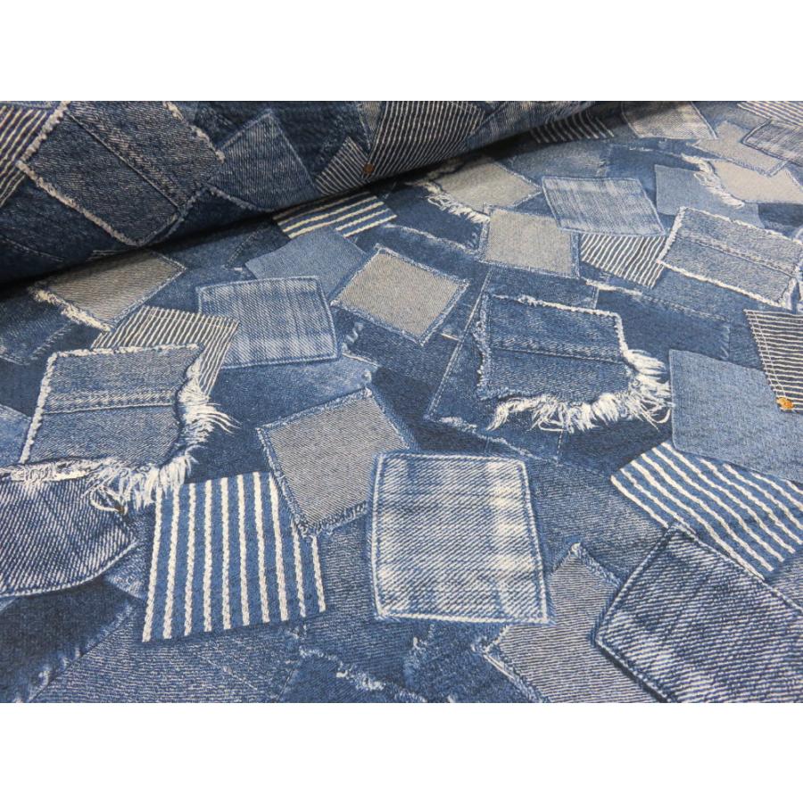 リップル デニムパッチ ネイビー 安い おしゃれ 布地 かわいい 生地 ゆかた 浴衣 じんべい 甚平 : 布と手芸 つばめや - 通販 -  Yahoo!ショッピング