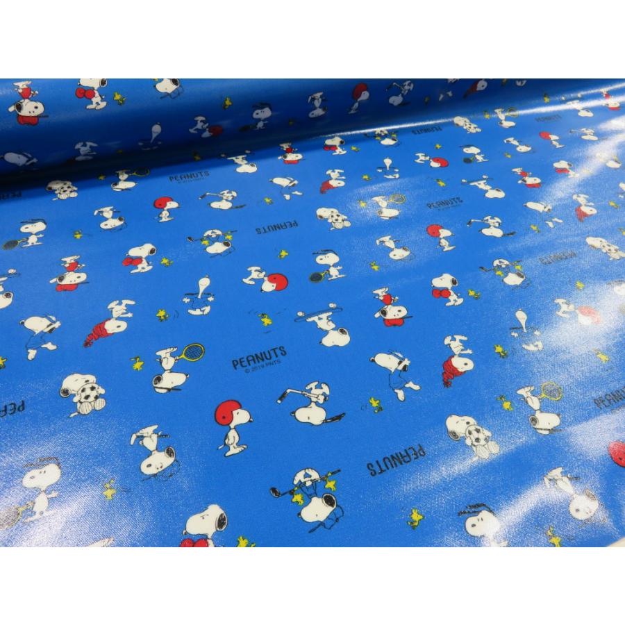 ラミネート生地 スヌーピー ムーブ ブルー 生地 布地 ビニール コーティング 布と手芸 つばめや 通販 Yahoo ショッピング