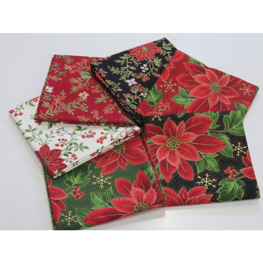 MODA クリスマス カットクロス6枚セット B 生地 布地 パッチワーク