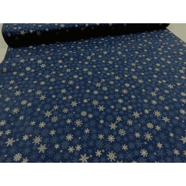 雪の結晶 シルバーラメ ネイビー クリスマスコットン生地 安い おしゃれ 布地 かわいい 生地 Dx D 布と手芸 つばめや 通販 Yahoo ショッピング