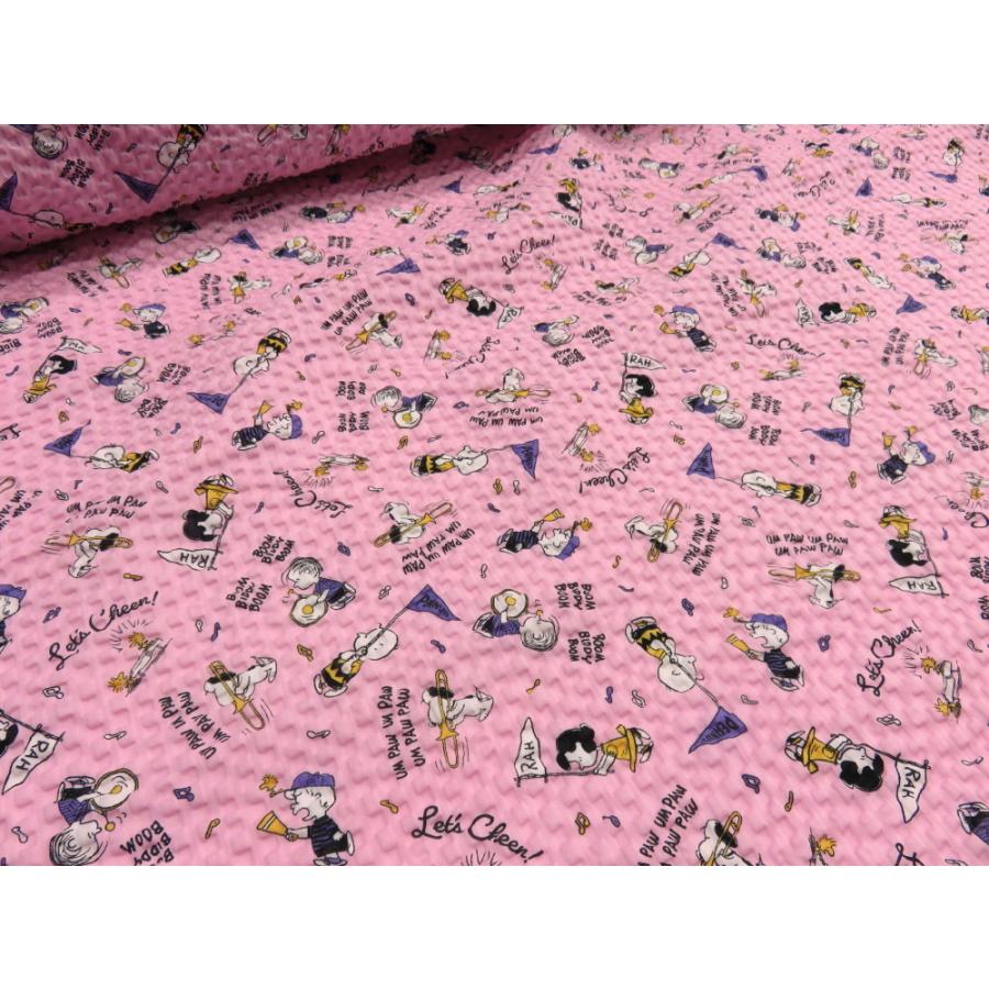 リップル スヌーピー ピンク おしゃれ 布地 かわいい 生地 ゆかた 浴衣 じんべい 甚平 : 布と手芸 つばめや - 通販 -  Yahoo!ショッピング