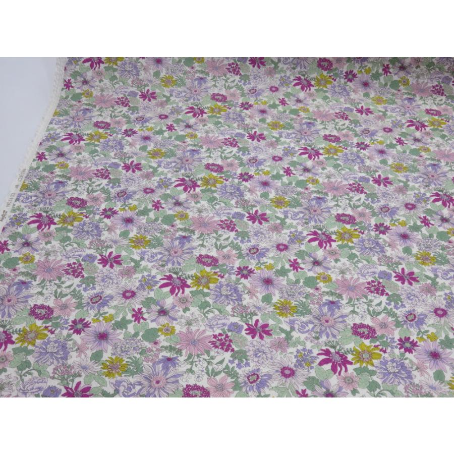 リップル 英国風フラワー パープル 安い おしゃれ 布地 かわいい 生地 ゆかた 浴衣 じんべい 甚平 : 布と手芸 つばめや - 通販 -  Yahoo!ショッピング