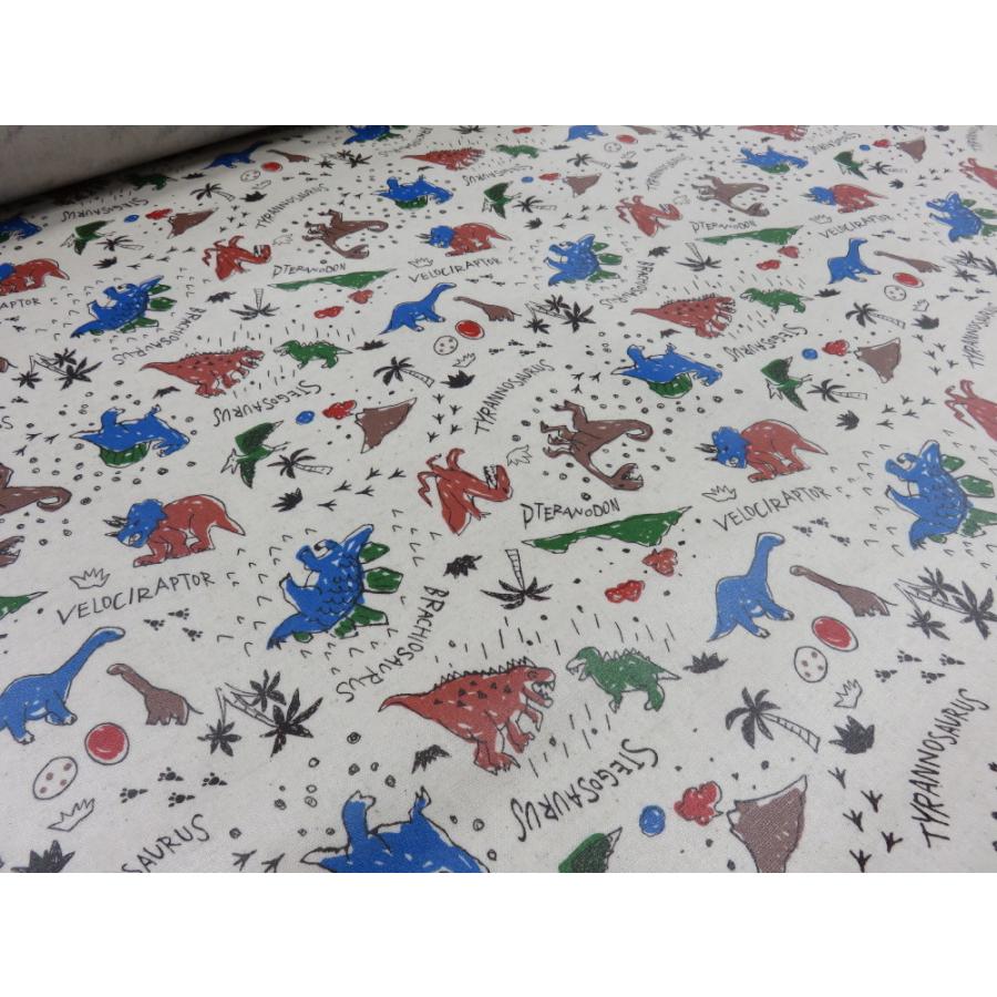 ラミネート生地 お絵描きザウルス オフ 綿麻キャンバス 安い おしゃれ 布地 かわいい 生地 入園 ビニール コーティング Lal22 1a 布と手芸 つばめや 通販 Yahoo ショッピング