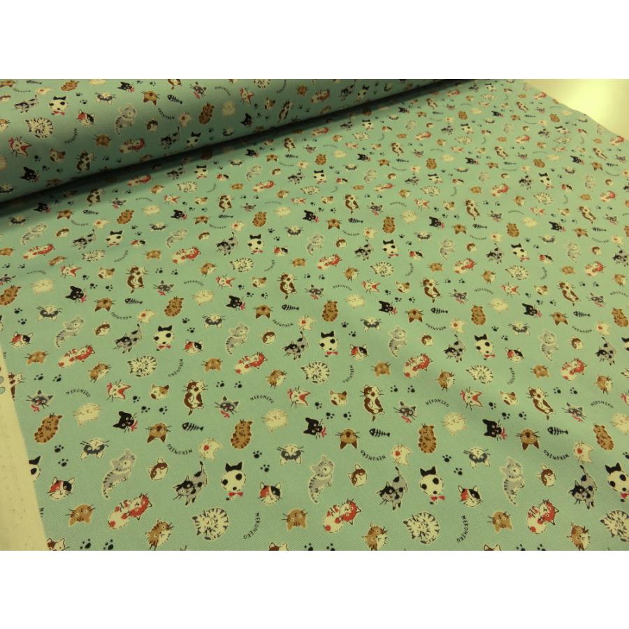 プチキヤット ライトブルー オックス生地 ねこ ネコ 生地 布地 安い かわいい すてき おしゃれ Loa 1c 布と手芸 つばめや 通販 Yahoo ショッピング