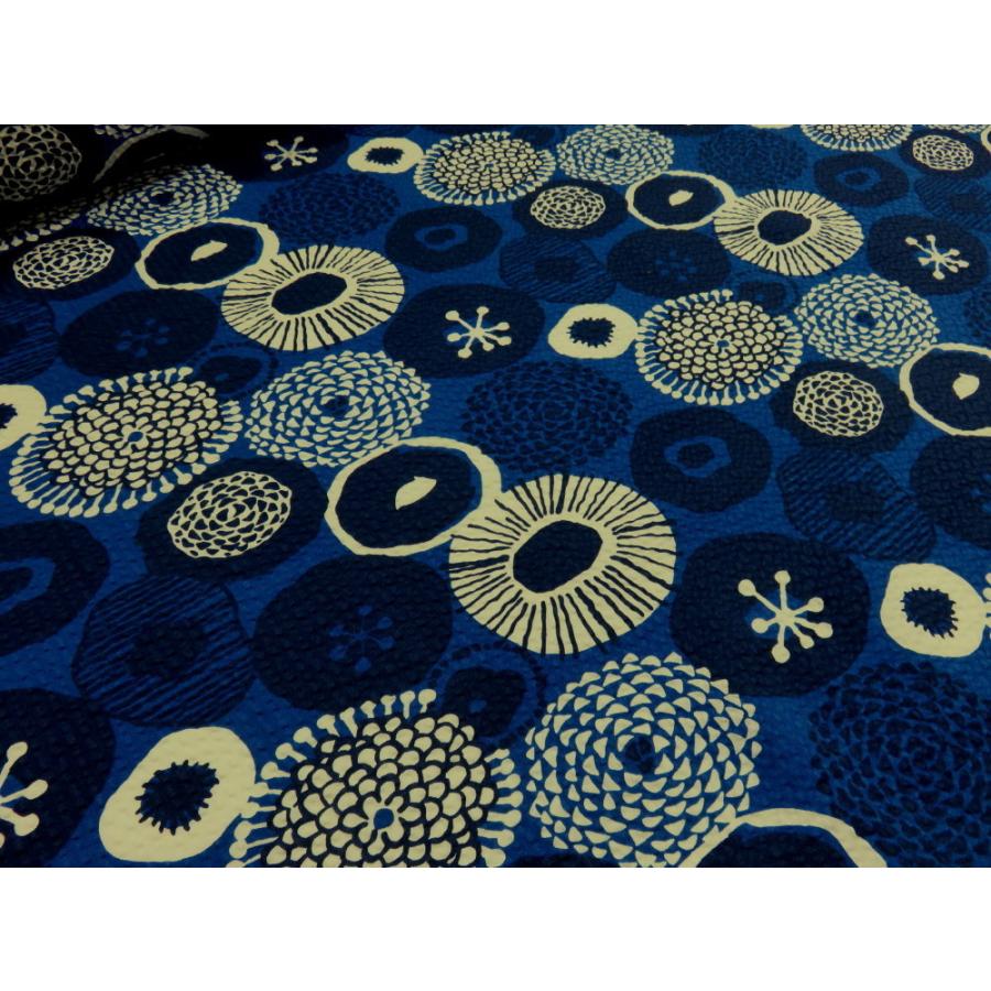 リップル インクブルーの花 ブルー 安い おしゃれ 布地 かわいい 生地 ゆかた 浴衣 じんべい 甚平 Up5773 C 布と手芸 つばめや 通販 Yahoo ショッピング