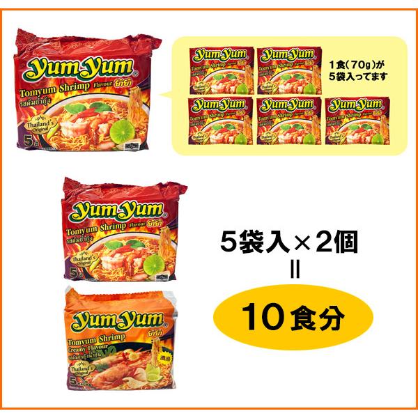 yumyum様ご購入 yum yum ヤムヤム・タイラーメン 5袋入×2個セット インスタント
