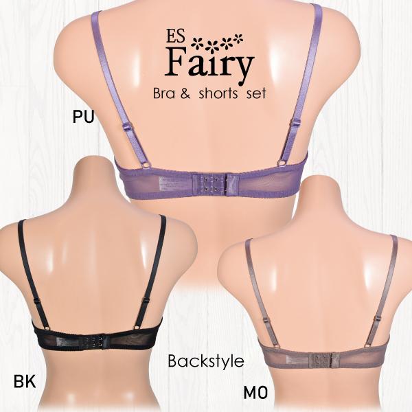 ES Fairy  ESフェアリー71399　ブラ＆ショーツセット　ジョーゼットフリルコレクション　ふっくらタイプのブラジャーとショーツのセット｜tudaya｜04