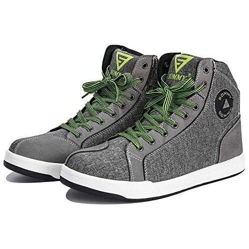 春夏新色 ライディングシューズ メンズ バイク ブーツ オートバイ靴 オートバイ ブーツ バイク用品ブーツ プロテクトシューズ グレー 26 0 Cm 送料無料 Studiostodulky Cz