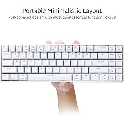 楽天市場 Metis メカニカルキーボード 機械式 ゲーミングキーボード 71キー Bluetooth 無線 Usb 有線 青軸 防水 白色 71キー 日本全国送料無料 Iniciatupyme Cl