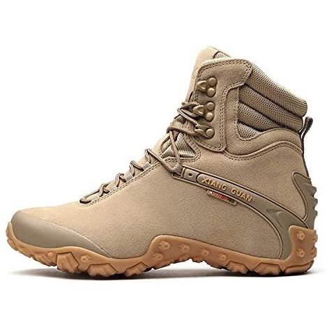 お歳暮 シャングアン トレッキングシューズ 完全防水 登山靴 超軽量 本革 メンズ レディーズ ウォーキングシューズ 防滑 サンド 27 5 Cm 格安 Lespakigali Com