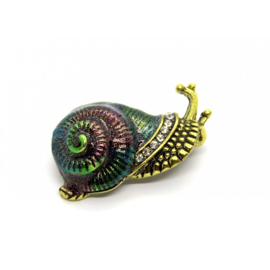 カタツムリ ブローチ キラキラ 可愛い アニマル グッズ レインボー マーブル カラー 125 Tuge9999happy 通販 Yahoo ショッピング
