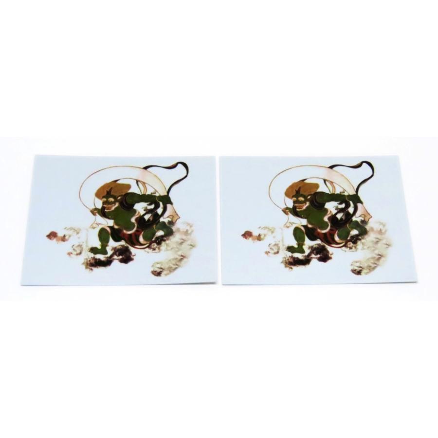 風神 シール 2枚セット 風神雷神図 ステッカー 和柄 簡易防水 グッズ 風神雷神 169 Tuge9999happy 通販 Yahoo ショッピング