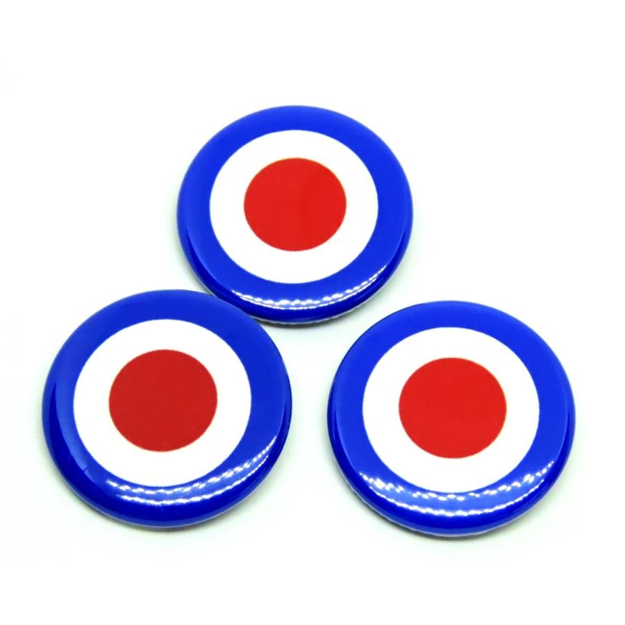 モッズマーク 缶バッジ 3個セット 定番 MODS モッズ ターゲット 