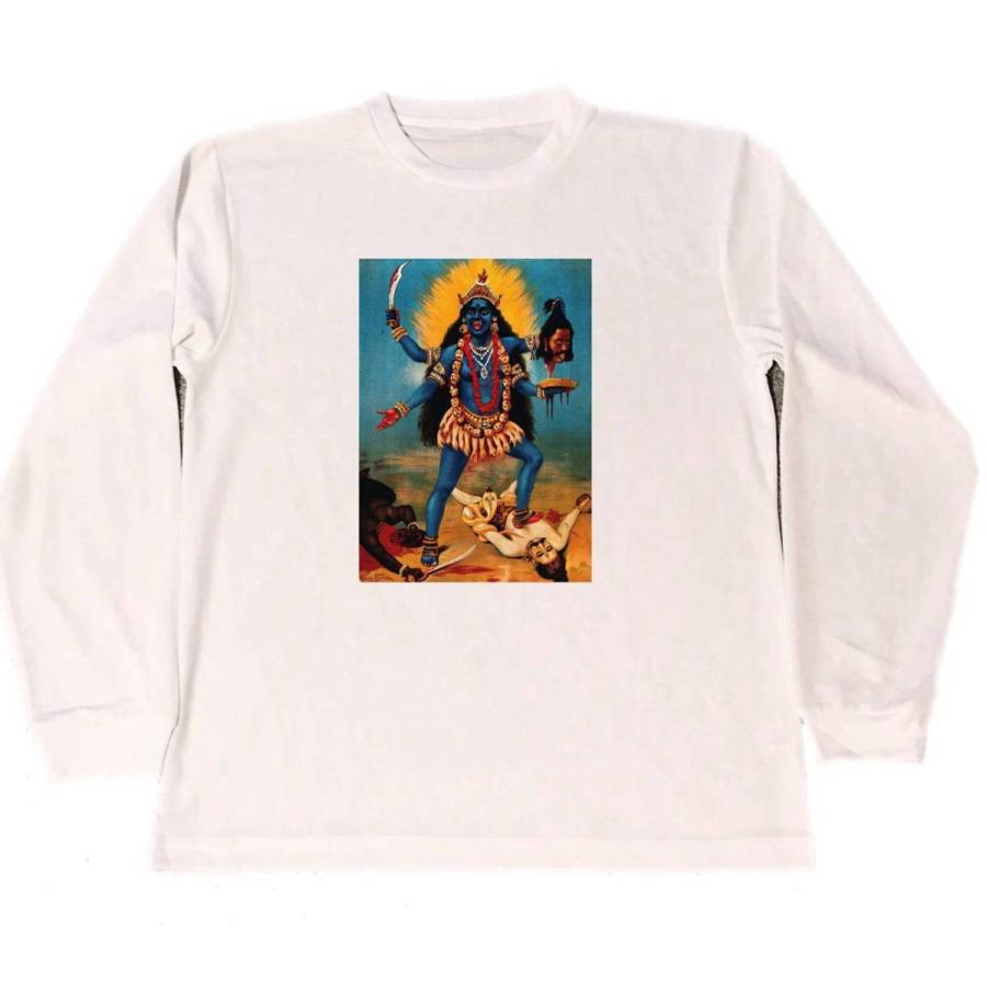 Kali ドライ Tシャツ チベット 曼荼羅 タンカ カーリー 女神 ヒンズー教 ロング ロンt Tuge1450 Tuge9999happy 通販 Yahoo ショッピング