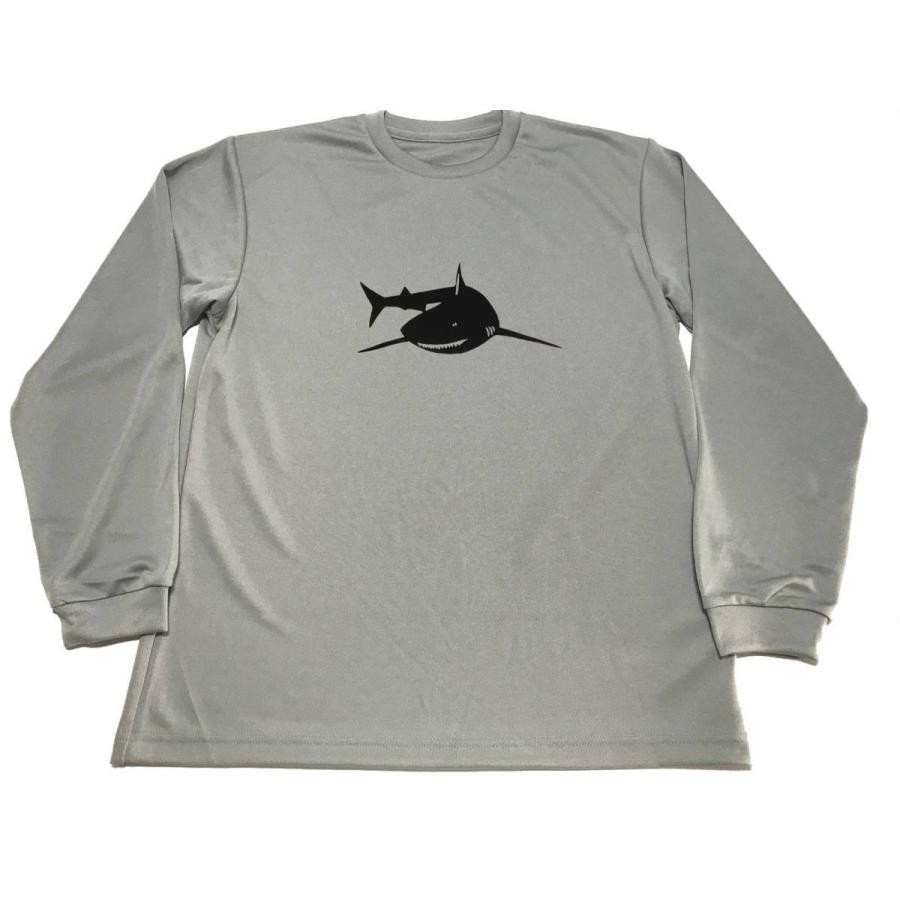 グレー 鮫 切り絵 ドライ Tシャツ サメ アニマル グッズ ロングｔシャツ ロンｔ ロング 長袖 Tuge2784 Tuge9999happy 通販 Yahoo ショッピング