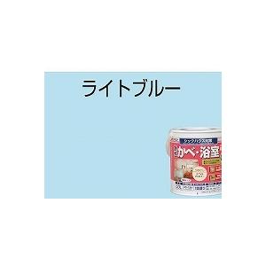 ☆☆　アトムハウスペイント（塗料　ペンキ　ペイント）水性かべ・浴室用塗料7L　ライトブルー