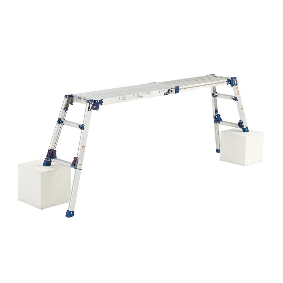 DWV-S86A | 四脚アジャスト式足場台（すのこ式天場スライドタイプ