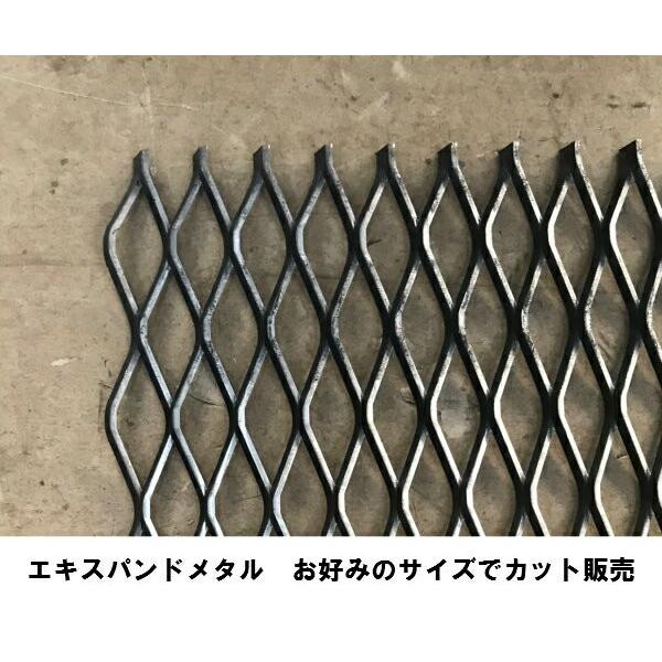 現場屋さん 鉄 エキスパンドメタル 鉄板厚さ 3.2ミリ XS-43 横900ミリ