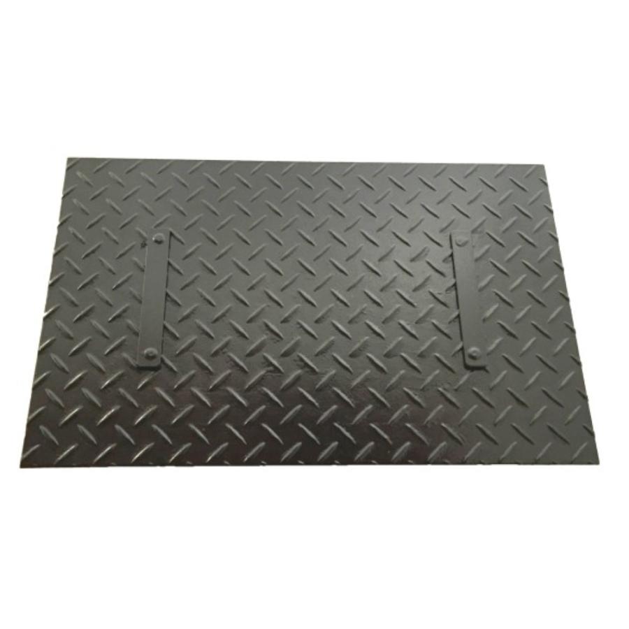 現場屋さん 縞鉄板 蓋加工 厚さ 6.0ミリ サイズ 600ミリ×600ミリ 以下