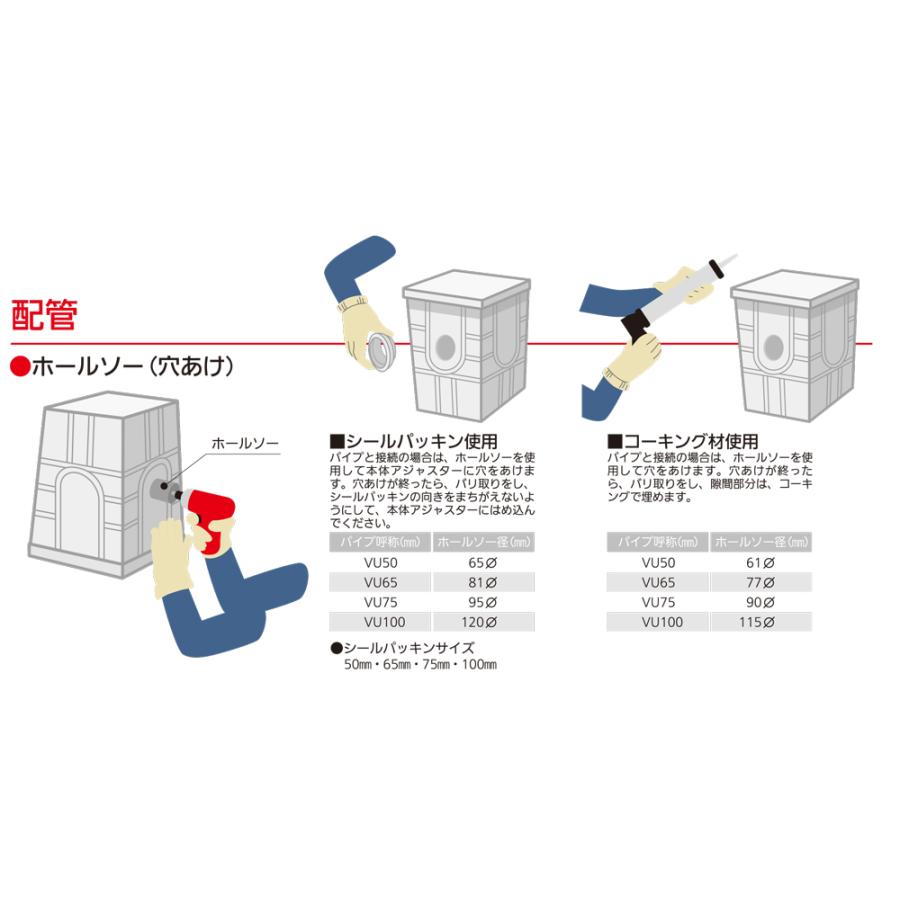 ポリプロピレン製 プラスチック製 雨水角マス グッドボックス 300 本体
