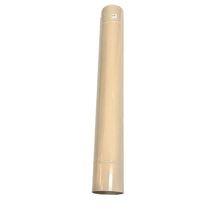 薪ストーブ用 ホーロー煙突 ベージュ エントツ 121Φ 4寸 直管 直筒