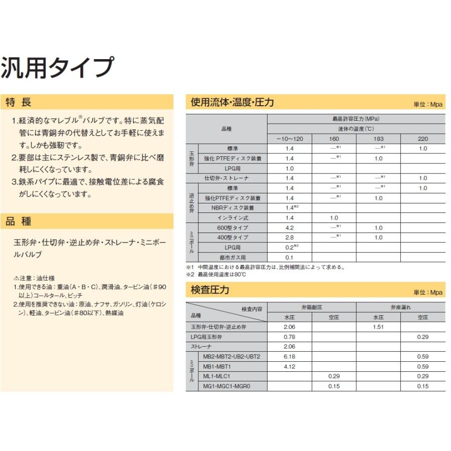日立バルブ マレブル 汎用10Kタイプ PTFEディスク入玉形弁 HM10K