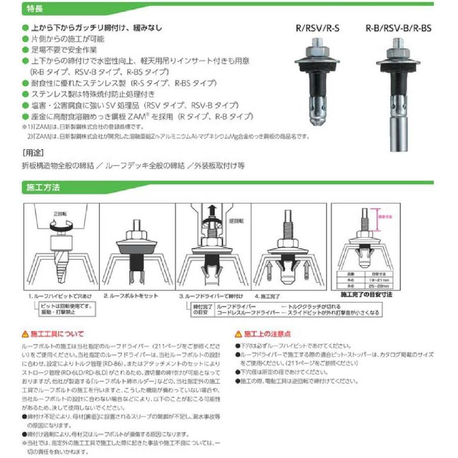 サンコーテクノ　ルーフボルト　R8 　8ｍｍ｜tugiteyasan｜03