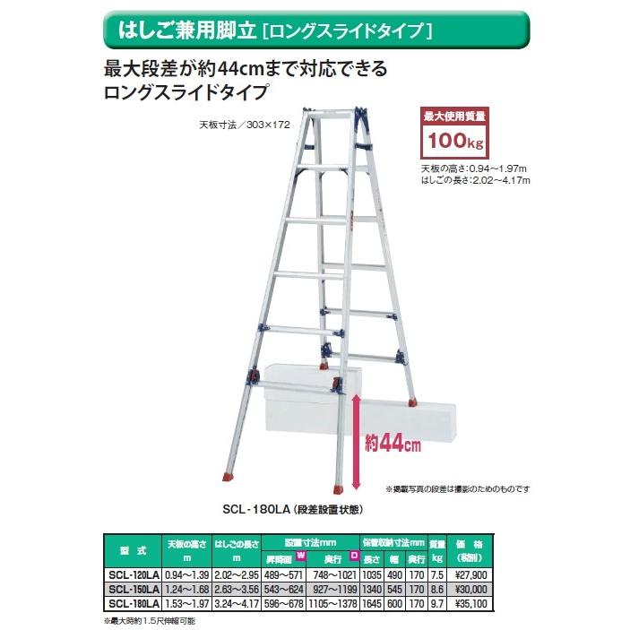 I】【個人宅配可】 アルインコ アルミ製 210cm シエロブラック I】【個人宅配可】 アルインコ アルミ製 210cm シエロブラック
