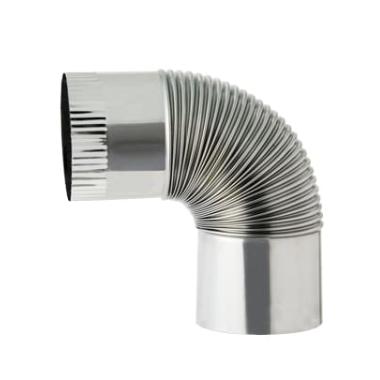 薪ストーブ用 ステン煙突 エントツ 150Φ 5寸 エビ曲 90度 エルボ