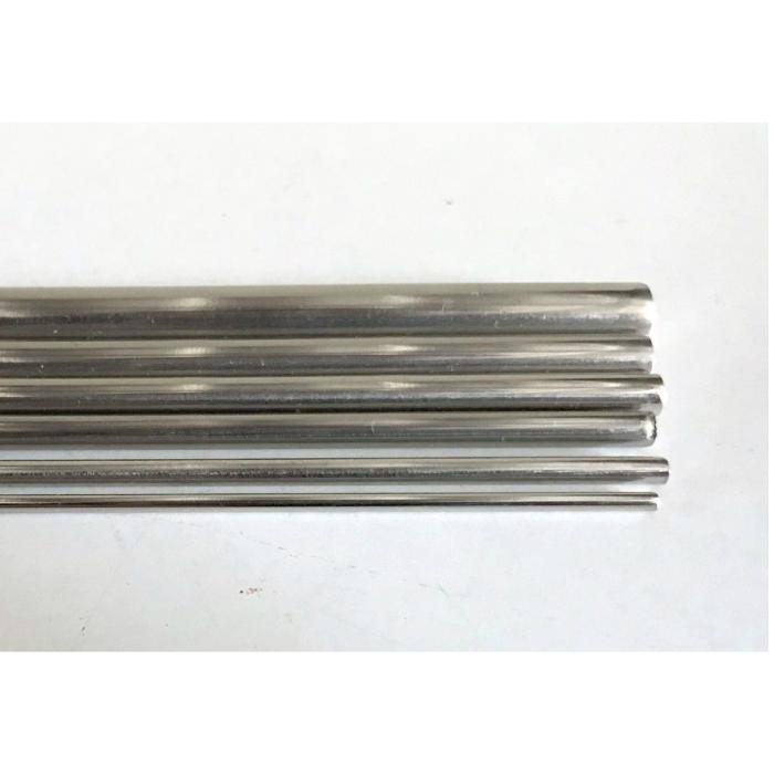 【即納・新品】304ステンレス丸棒 φ6×1000mm 20本セット（BA仕上げ） ハイロジック ステンレス(SUS304)丸棒 6mm 1000mm 1本(CDC)【別送品