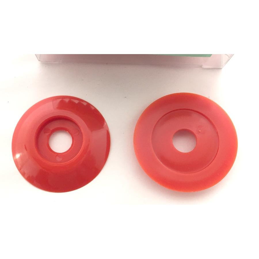 測量用ワッシャー サーヴェイワッシャー SW-3 赤 （測量用ネイル