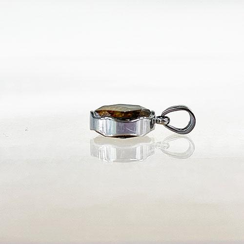 TENKAPAS ケニア産 セイムチャン隕石 パラサイト ペンダント 12mm