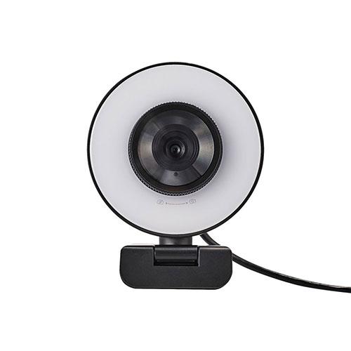 エレコム LEDリングライト内蔵Webカメラ UCAM-CX20ABBK｜tuhan-direct｜02