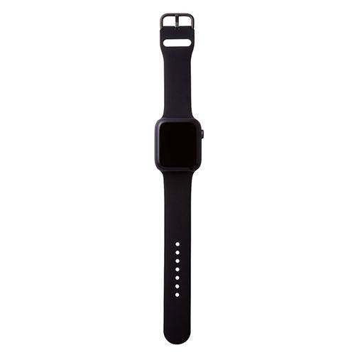 エレコム Apple Watch用Lサイズシリコンバンド (45/44/42mm) AW-45BDSCLBK｜tuhan-direct｜04